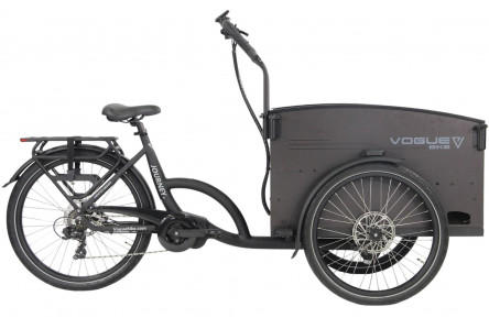 E-CARGO Vogue Journey+ 7 26"-24"/48cm/Matt-Zwart/36V 14.5Ah 522Wh ANANDA LCD