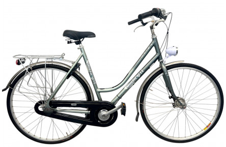 Women's bicycle Multicycle Tour 700 28" 57 cm green