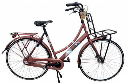 Damesfiets Cortina U2 28"/57cm/bruin
