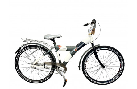 Girls bicycle Alpina Legend 24"/26cm/white-gray