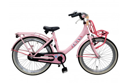 Meisjesfiets Alpina 22"/36cm/rose