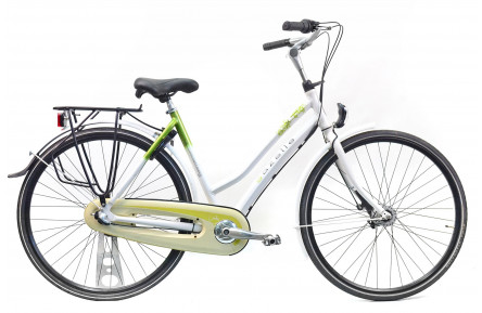 Damesfiets Gazelle Xanta College 28" 53 wit-groen