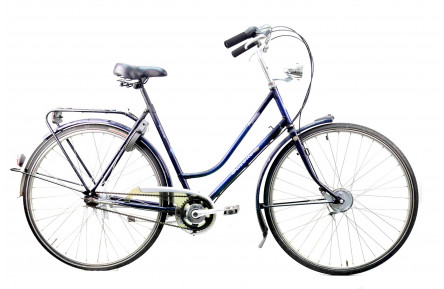 Damesfiets Gazelle Primeur 28" 54 cm blauw