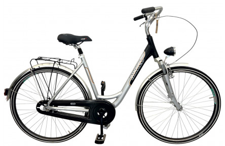 Woman's bicycle Bikkel w/silver/al/sity/28/51cm
