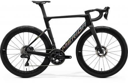 Merida REACTO TEAM SILK BLACK/GLOSSY DARK SILVER S