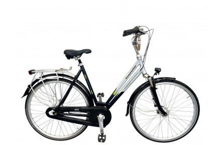 Damesfiets Gazelle Chamonix 28"/57cm/blauw-grijs