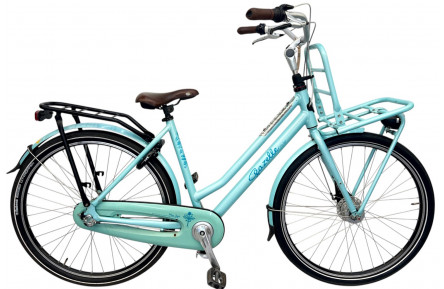 Woman's bicycle Gazelle Miss Grace w/blue/28/al/tr
