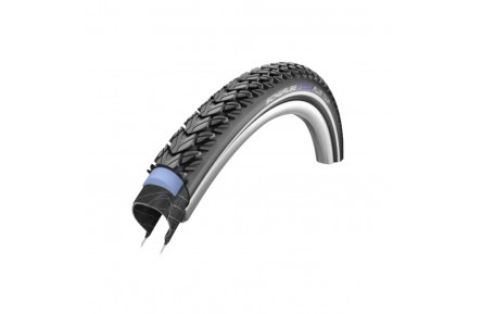 Schwalbe Marathon Plus Tour Perf (SmartGuard 5 mm), zwart met reflectie, 28x1.40 ETRTO 37-622