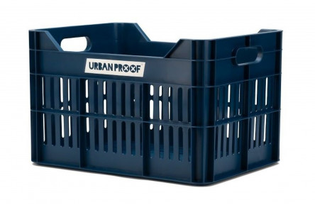 Gerecyclede Fietskrat Urban Proof Click 30 Liter - Donkerblauw
