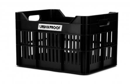 Gerecyclede Fietskrat Urban Proof Click 30 Liter - Zwart