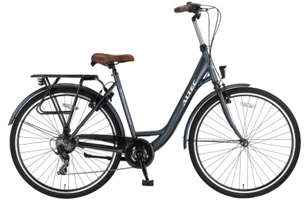 Damesfiets Altec Metro 28"/52cm/rook-grijs