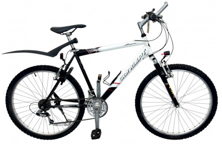 Man's bicycle Concept Arrow H/zwart-wit/al/26/sport/f51cm