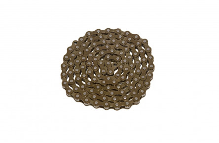 KMC chain S1 wide, 1/2 x 1/8 brown single speed 1-meter