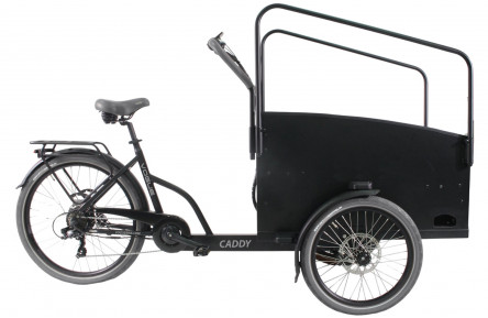 E-CARGO Vogue Caddy 26"-20"/Universal/Mat-Zwart-Grijs/36V 13Ah 468Wh LCD