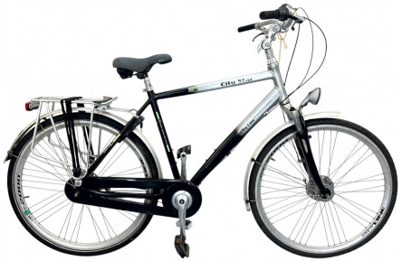 Man's bicycle City Star m/silver/28/al/sity