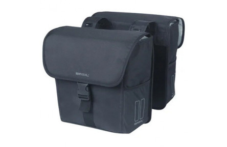 Basil double bag Go 32L black