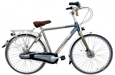 Man's bicycle Gazelle Orange M/al/28/grijs/stad/f53