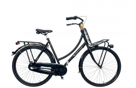 Woman's bicycle Cortina 28" L/57 zwart matt W/N